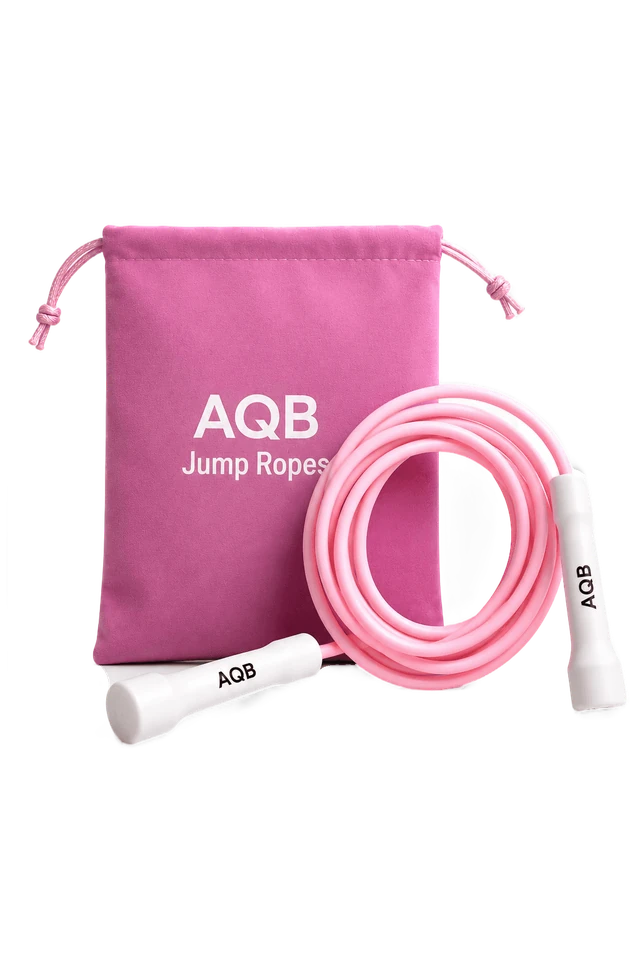 Aluminiumgriff des AQB Jump Rope – Pink
